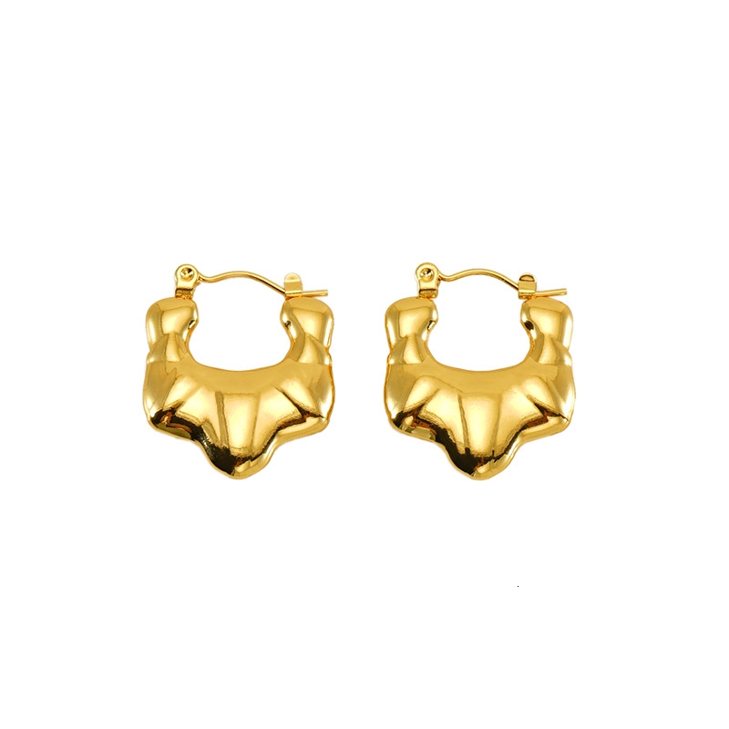 18k Gold Plated Earring Hoop(图1)