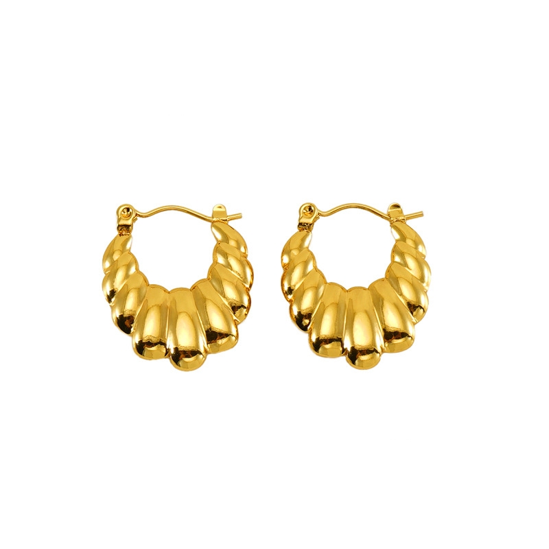 18k Gold Plated Ear Hoop(图1)