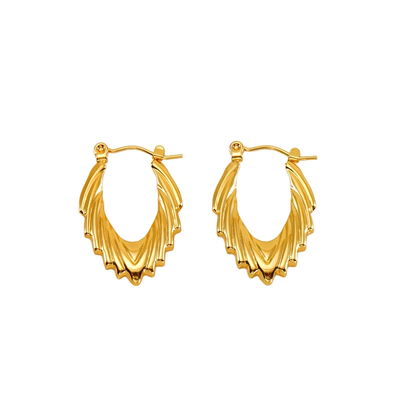 18k Gold Plated Ear Hoop(图1)