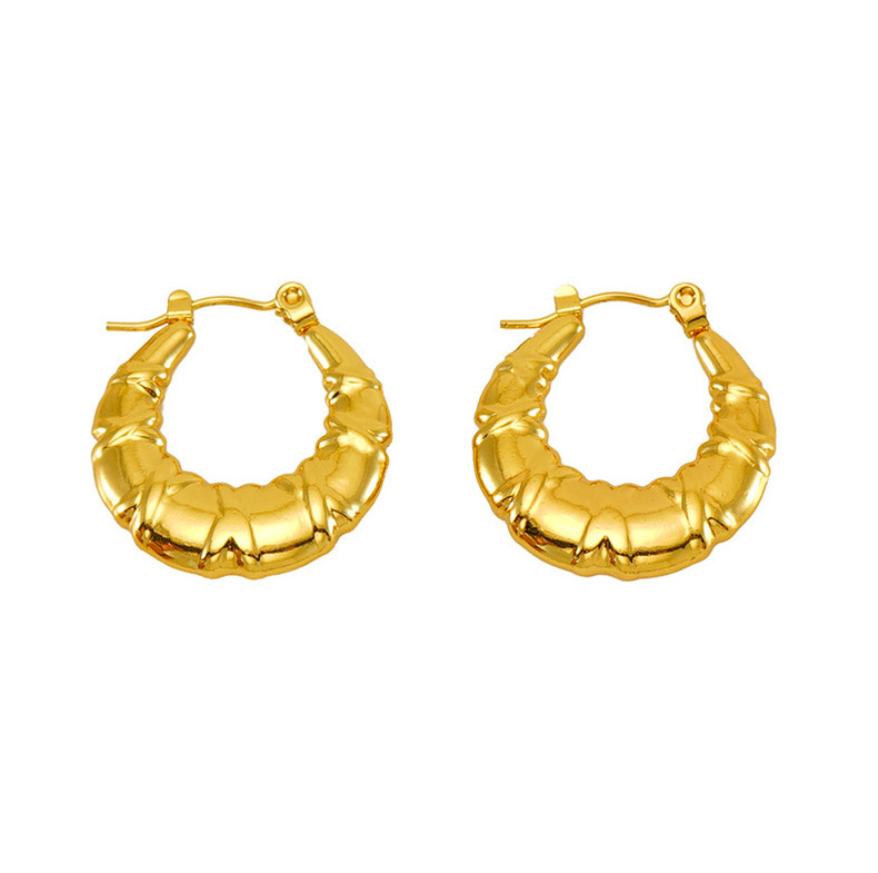 18k Gold Plated Ear Hoop(图1)