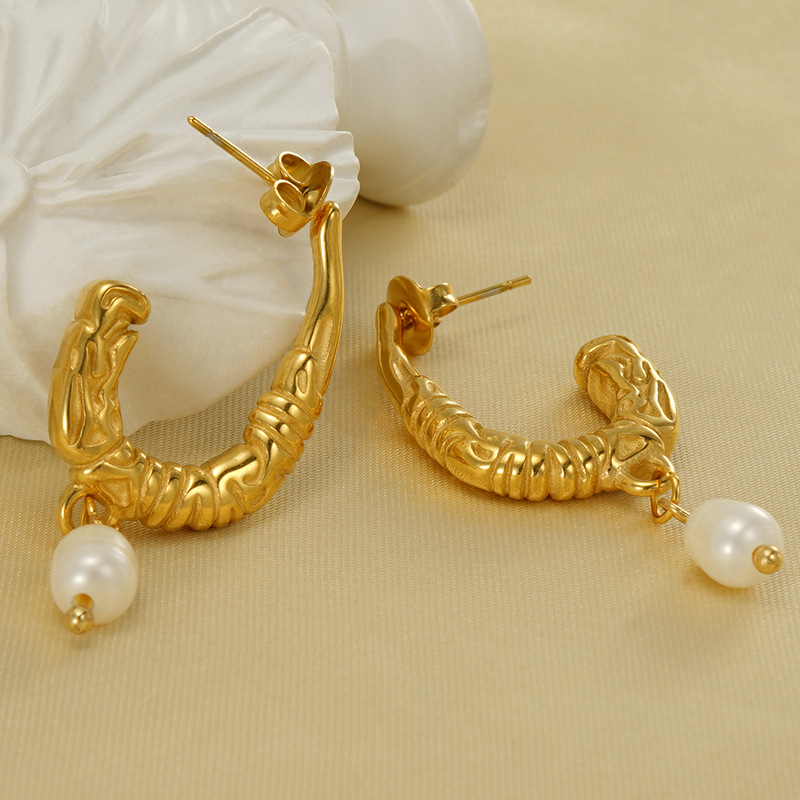 Earring with Pearl Dangle(图1)