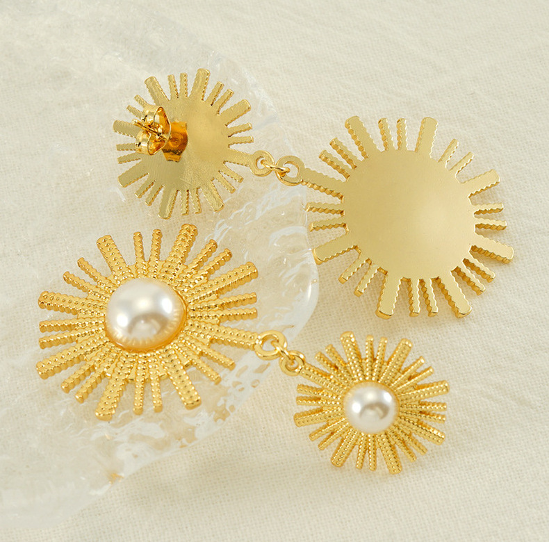 Statement Earring with Pearl(图1)