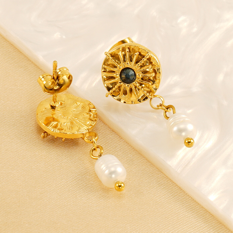 Statement Earring with Pearl(图1)