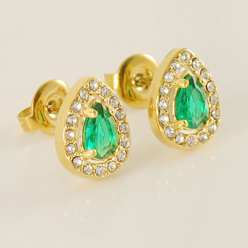 Ear Stud with Zircon Top(图1)