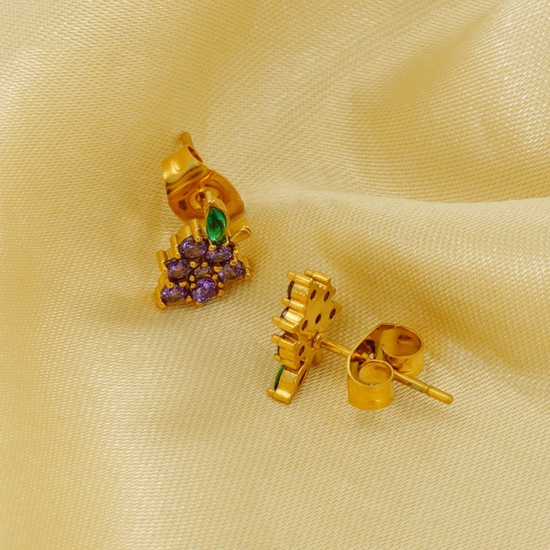 Grape-top Ear Stud(图1)