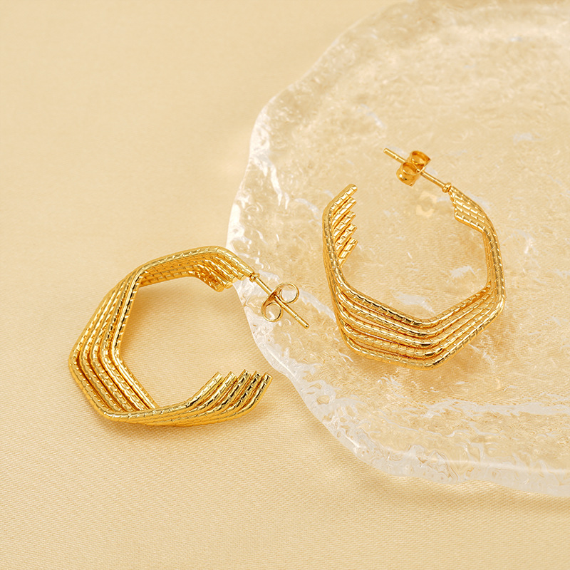 18k Gold Plated Earring(图1)