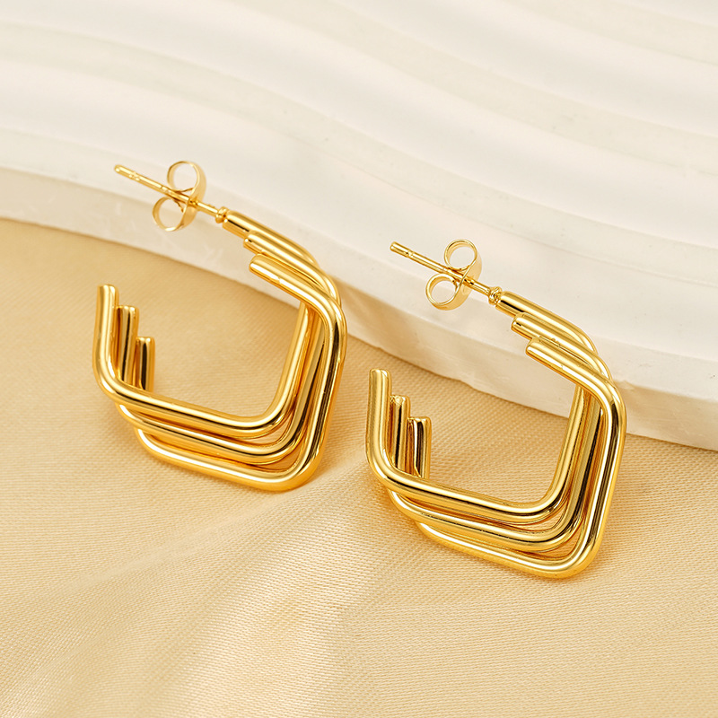 18k Gold Plated Earring(图1)