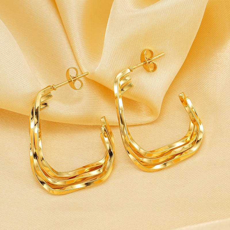 18k Gold Plated Earring(图1)