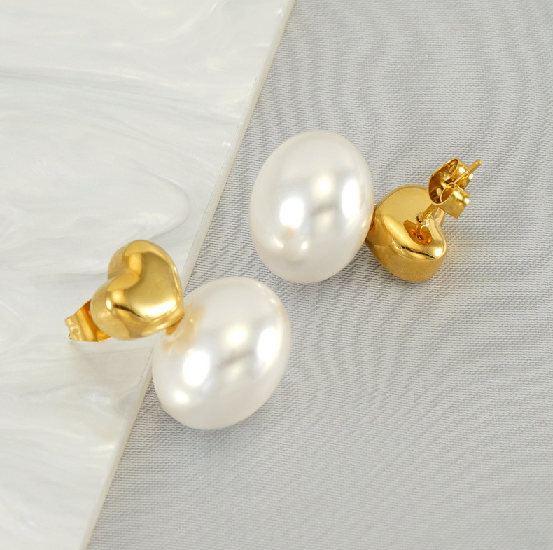 Statement Earring with Pearl(图1)