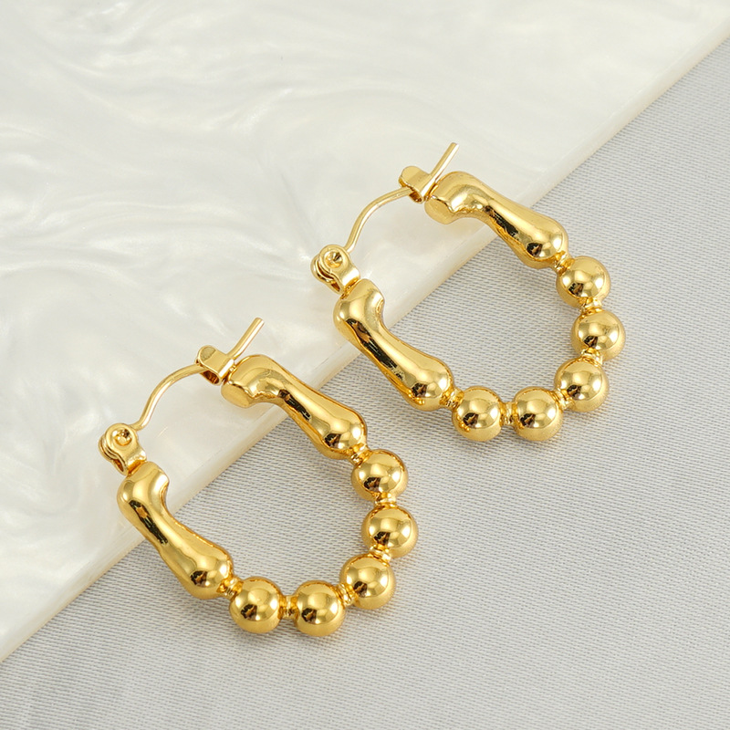 18k Gold Plated Ear Hoop(图1)