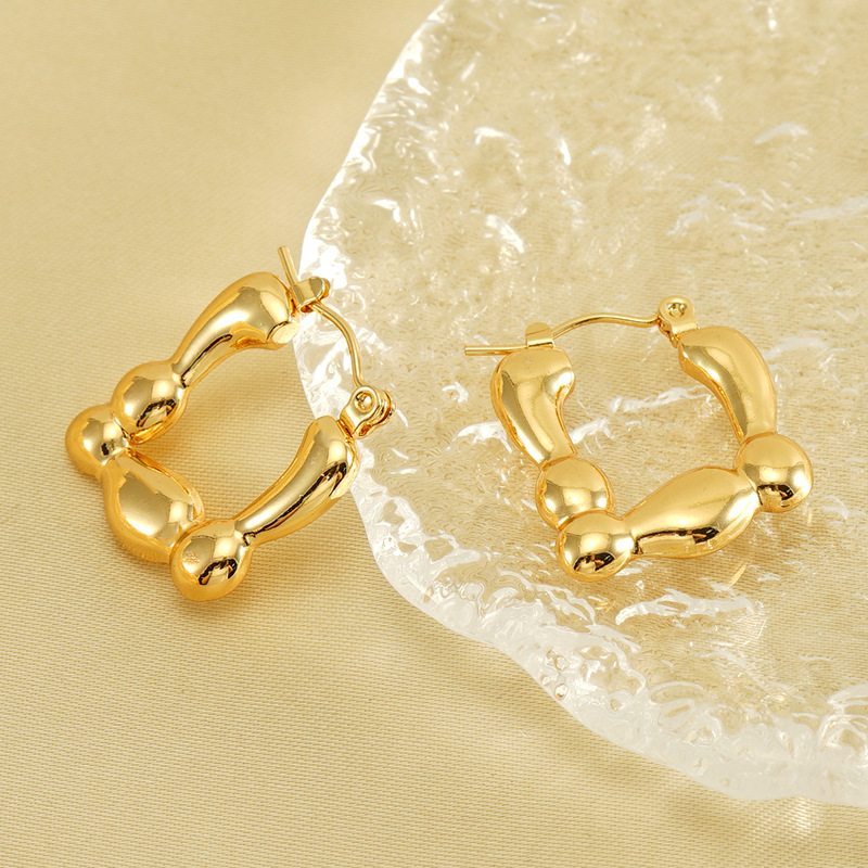 18k Gold Plated Ear Hoop(图1)