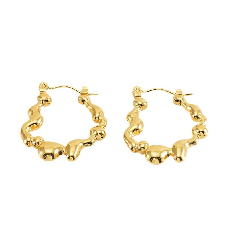 18k Gold Plated Ear Hoop(图1)