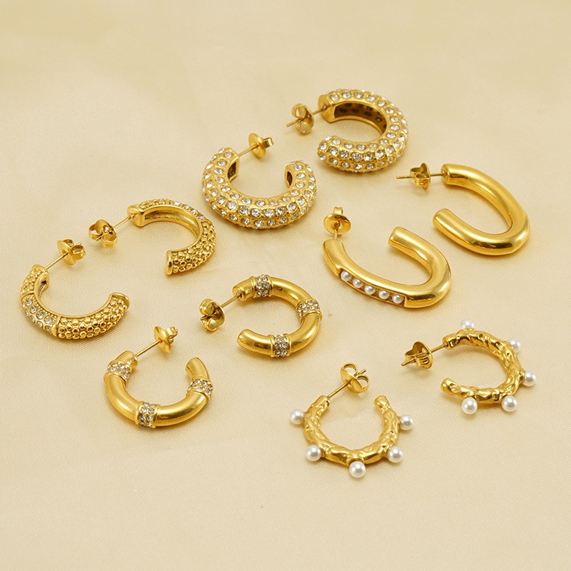 Statement Earring with Rhinestone(图1)