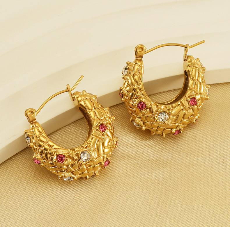 18k Gold Plated Ear Hoop(图1)