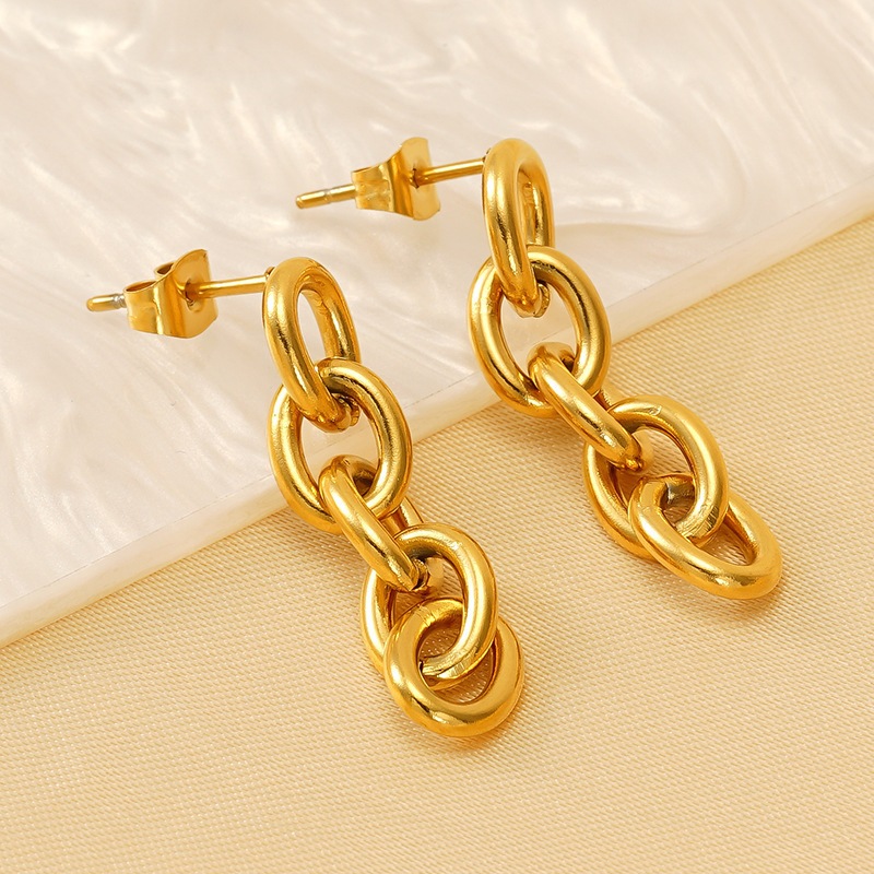 18k Gold Plated Statement Earring(图1)