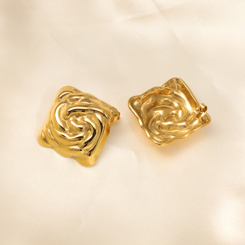 18k Gold Plated Statement Earring(图1)