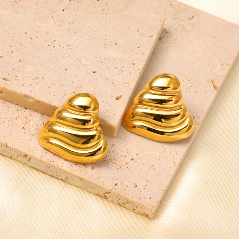 18k Gold Plated Statement Earring(图1)