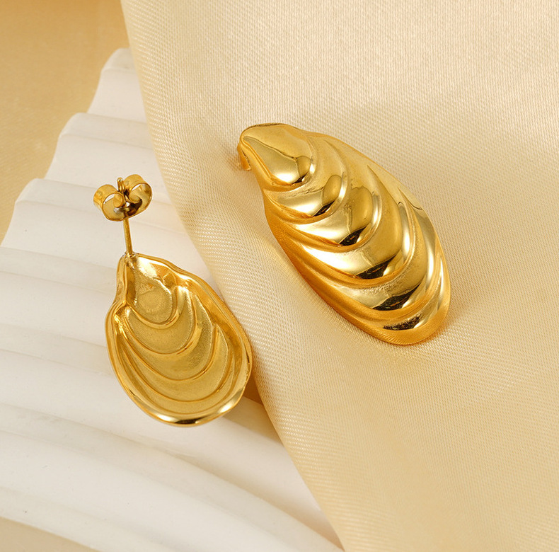 18k Gold Plated Ear Stud(图1)