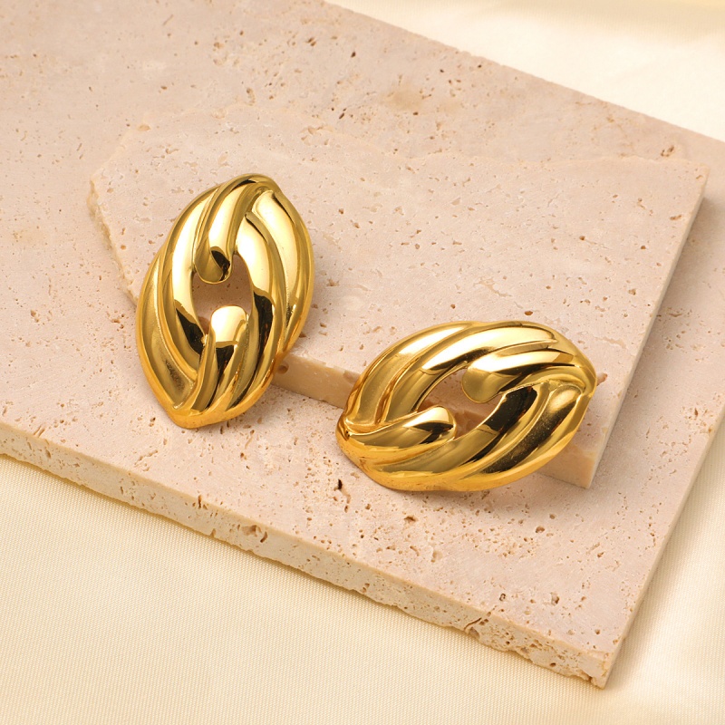 18k Gold Plated Ear Stud(图1)