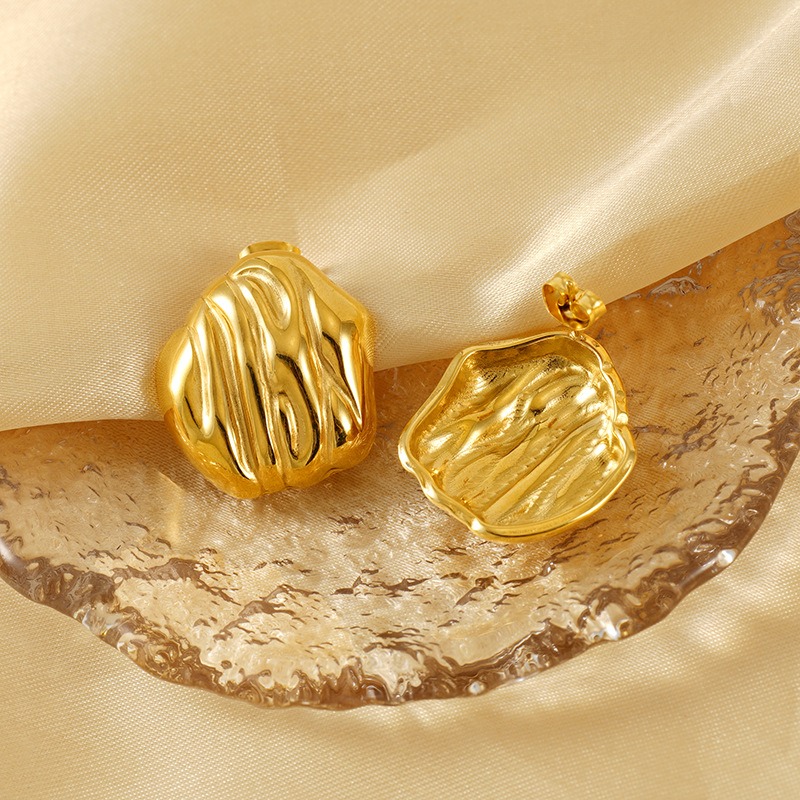 18k Gold Plated Statement Earring(图1)