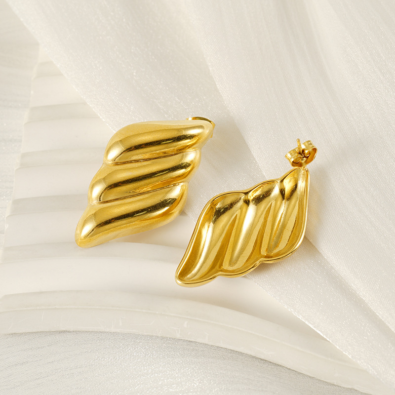 18k Gold Plated Statement Earring(图1)