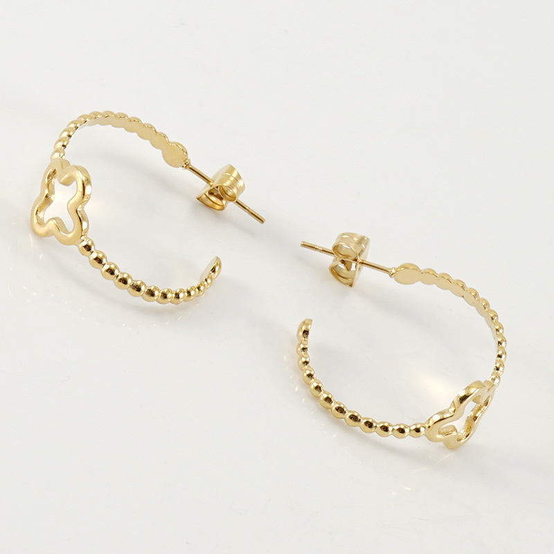 18k Gold Plated Statement Earring(图1)