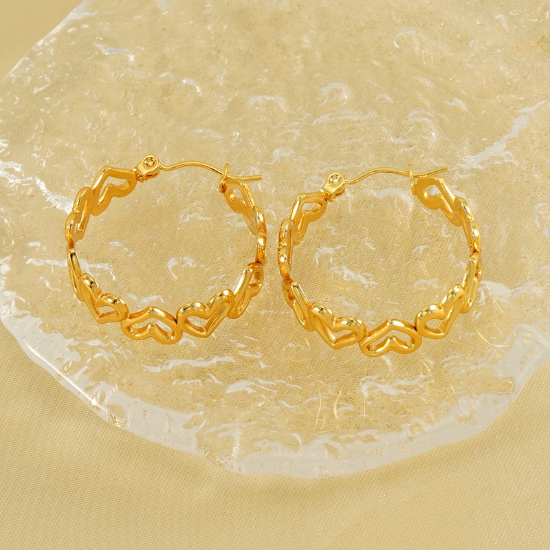 18k Gold Plated Ear Hoop(图1)