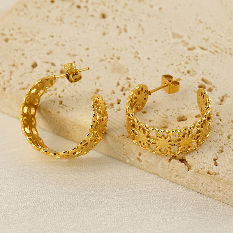 18k Gold Plated Earring(图1)