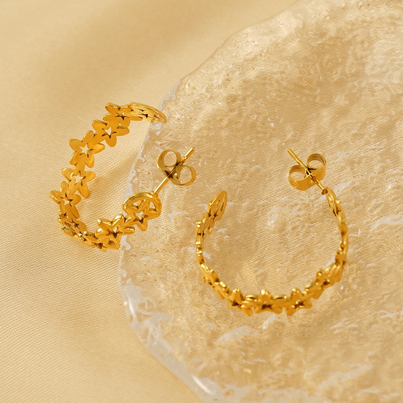 18k Gold Plated Earring(图1)