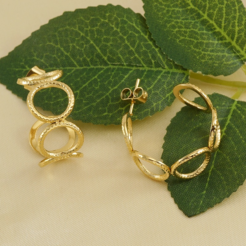 18k Gold Plated Earring(图1)