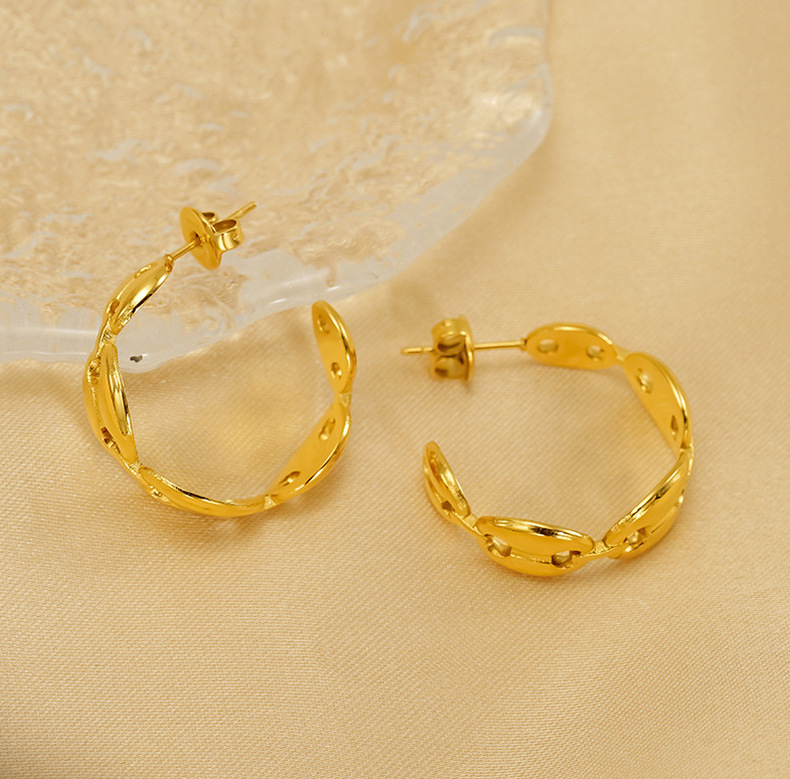 18k Gold Plated Earring(图1)