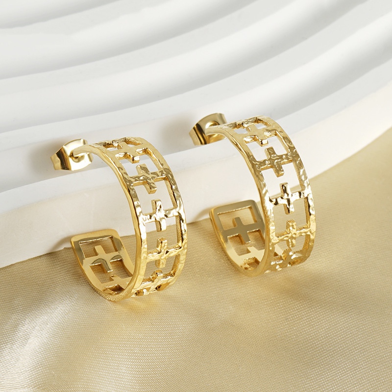 18k Gold Plated Statement Earring(图1)