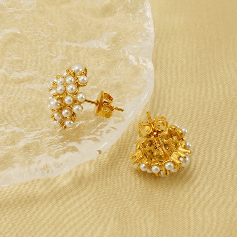 Statement Earring with Pearl(图1)