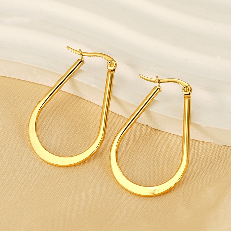 18k Gold Plated Ear Hoop(图1)