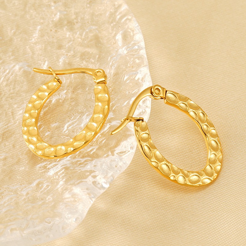 18k Gold Plated Ear Hoop(图1)