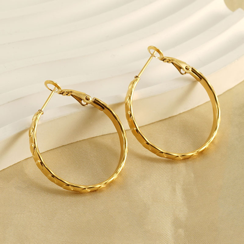 18k Gold Plated Ear Hoop(图1)