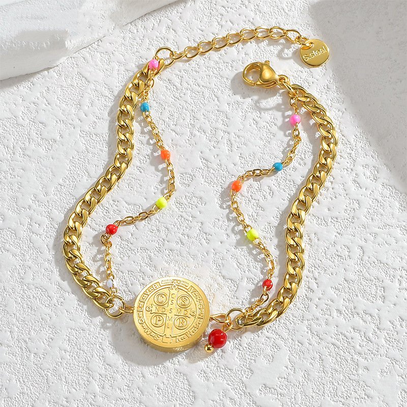 18k Gold Plated Bracelet(图1)