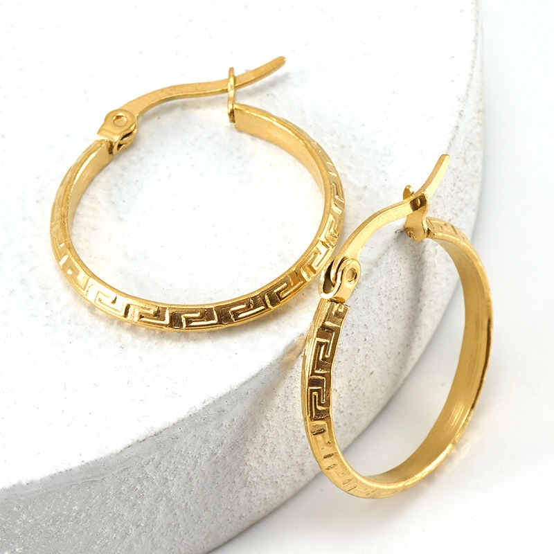 18k Gold Plated Ear Hoop(图1)