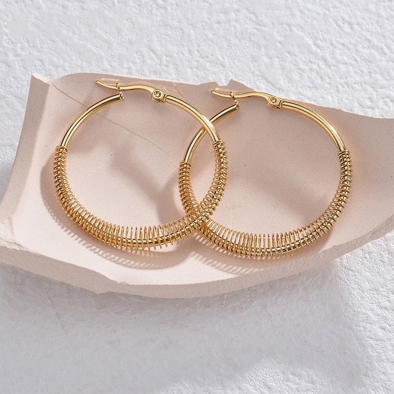 18k Gold Plated Ear Hoop(图1)