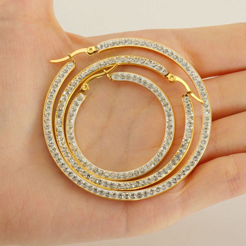 Ear Hoop with Rhinestones(图1)