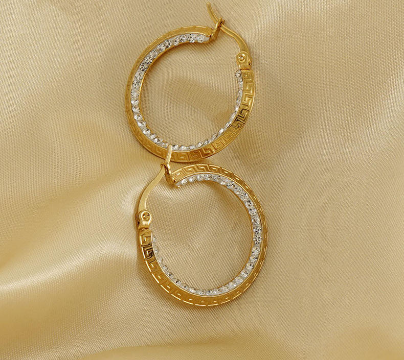 Ear Hoop with Rhinestones(图1)