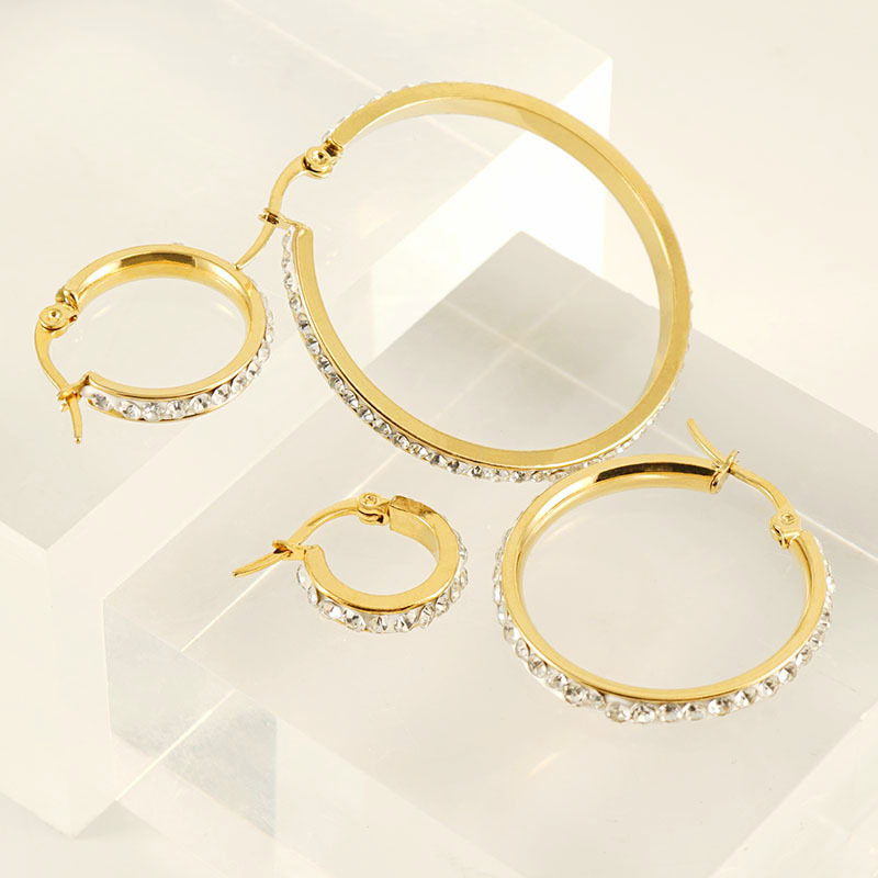 Ear Hoop with Rhinestones(图1)