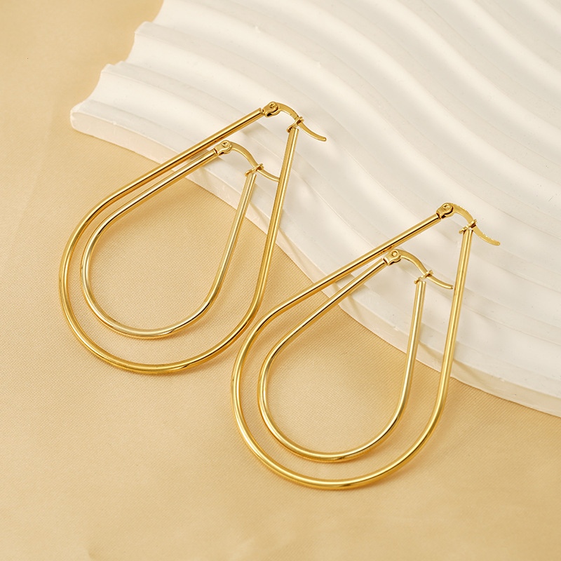 18k Gold Plated Ear Hoop(图1)