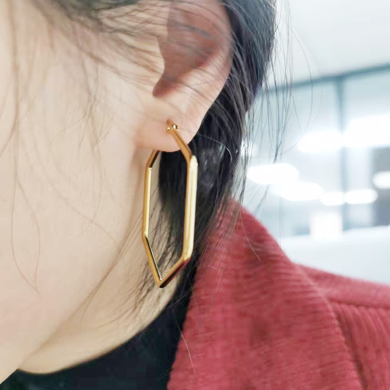 18k Gold Plated Ear Hoop(图1)