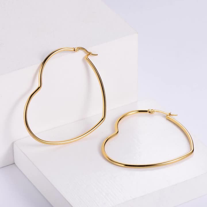 Heart-look Ear Hoop(图1)