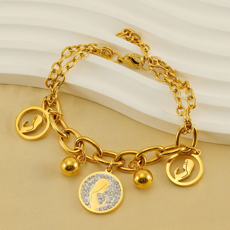 18k Gold Plated Bracelet(图1)