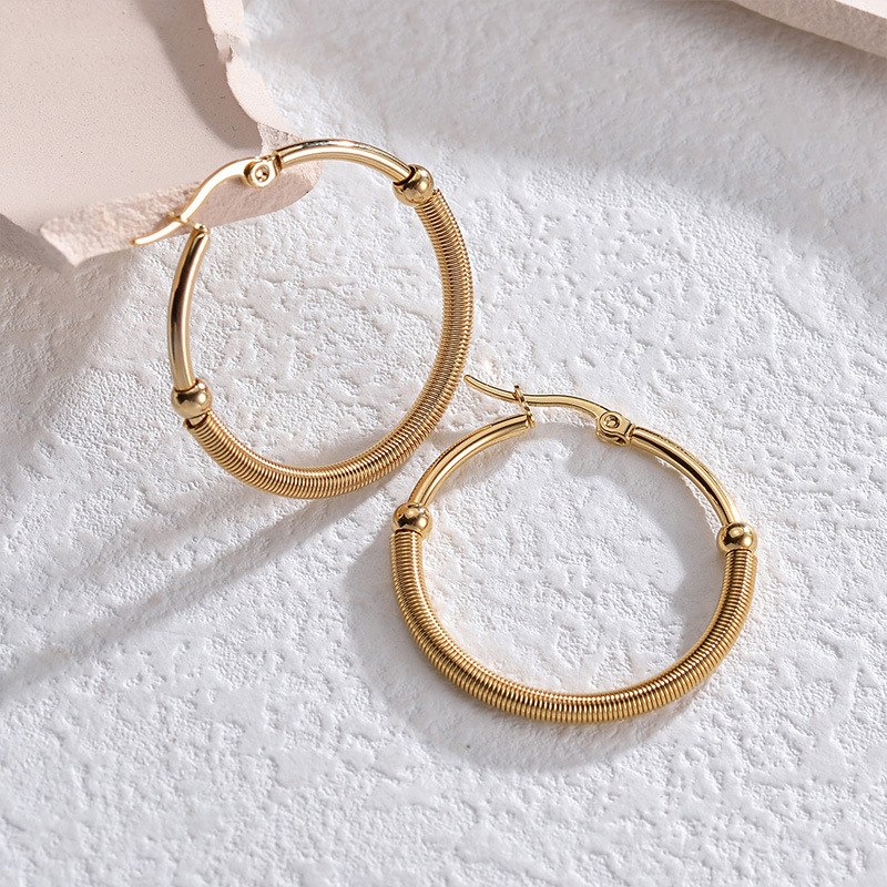 18k Gold Plated Ear Hoop(图1)