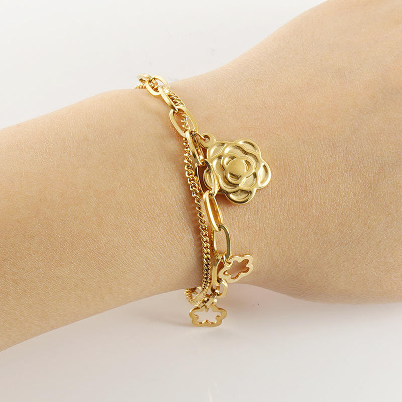 Bracelet with Flower(图1)