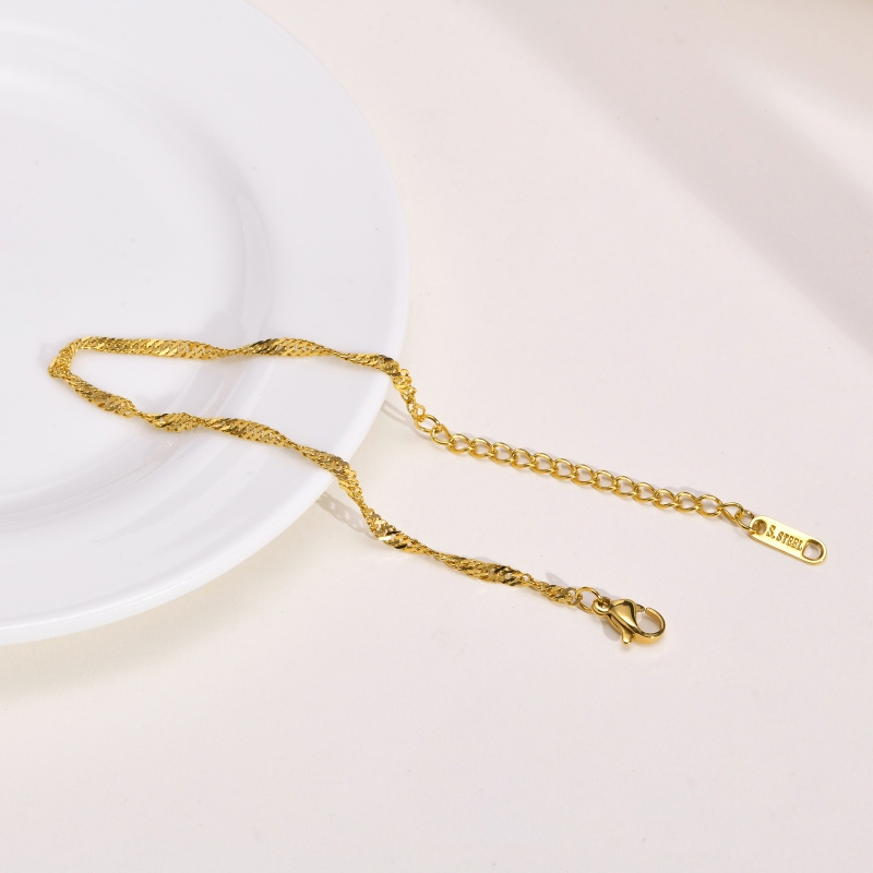 18k Gold Plated Bracelet(图1)