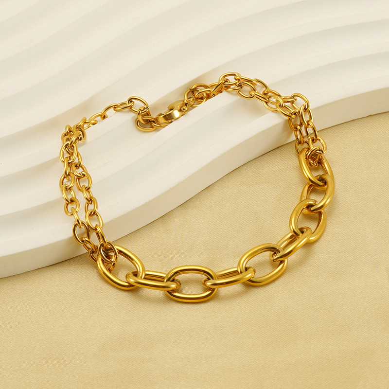 18k Gold Plated Bracelet(图1)